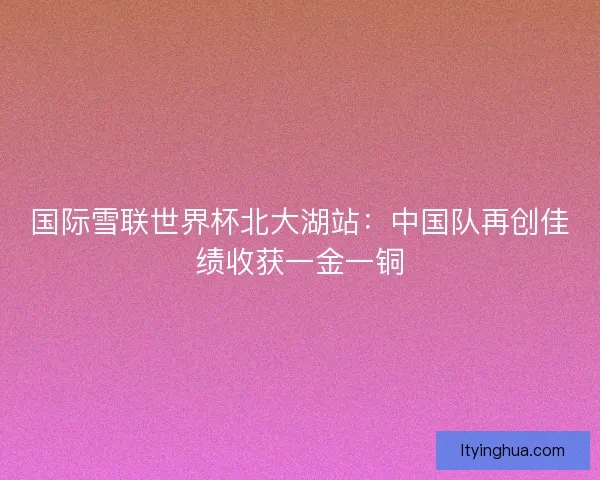 国际雪联世界杯北大湖站:中国队再创佳绩收获一金一铜 国际雪联世界杯北大湖站:中国队再创佳绩收获一金一铜